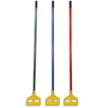 EAT-IN Rubbermaid Commercial Products 60 in. Invader Fiberglass Side-Gate Wet-Mop Handle - Red & Yellow EA2524771